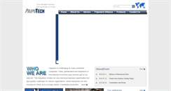 Desktop Screenshot of paiputech.com